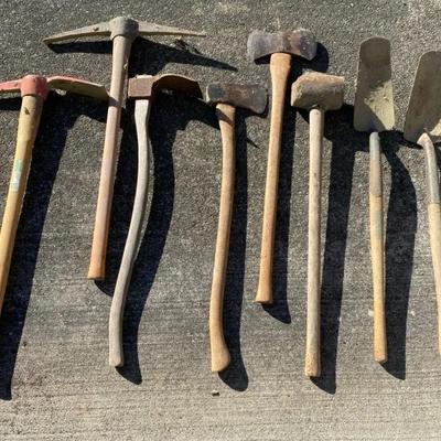 Vintage Clam Diggers, Pickaxes & Hand Tools – Coastal or Farm Use