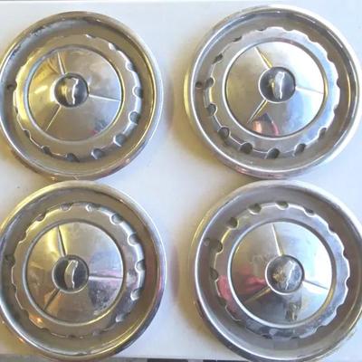 1950s Chevrolet (Bel Air?)Chrome Hubcaps #1