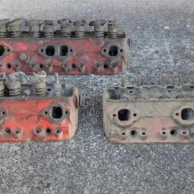 Vintage Chevrolet Small Block V8 Cylinder Heads – Casting #3986432 (1969–1970)