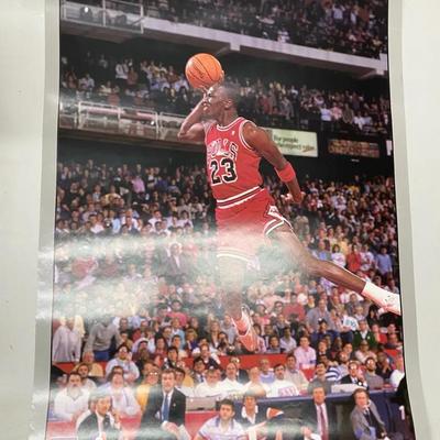Michael Jordan “Soaring” NBA Poster – Starline 1980s/1990s