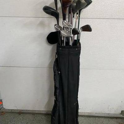Mixed Lot of Vintage & Modern Golf Clubs – TaylorMade, XTRA, PowerBilt & More
