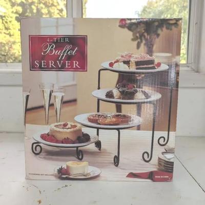 4-Tier Buffet Server 