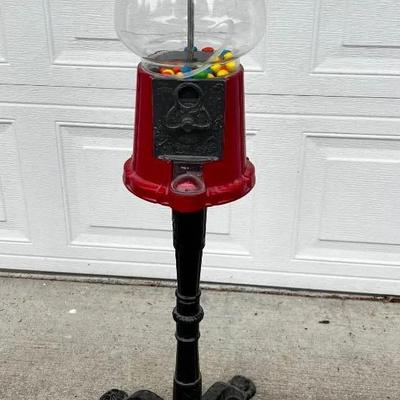 Carousel Industries Red Gumball / Candy Machine on Stand – Made in Taiwan
