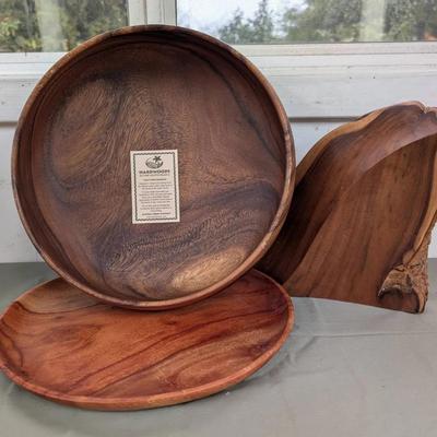 Hawaiian Monkeypod Wood Bowls & Natural Slab – Hardwoods of the Pacific Collection
