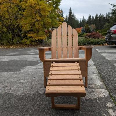 Unfinished Custom Adirondack Chair