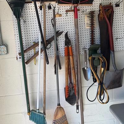 Yard Tools - Brooms, Hand Saws, & Black & Decker Hedge Trimmer