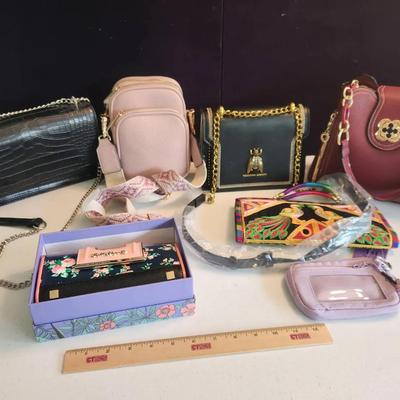 8pc Women's Purses & Wallets - Mali+Lili, Vessana Gahon, Iris & Rainbow