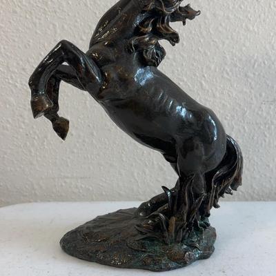 9.5” Tall Remington style bucking bronco Statue