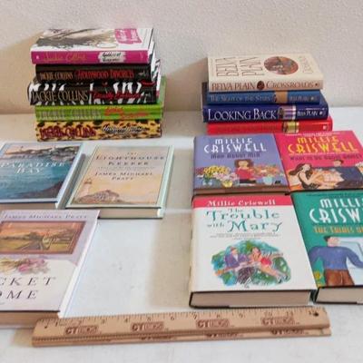 Hardcover Novels - Jackie Collins, Belva Plain, James Pratt, Millie Criswell
