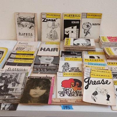 Vintage Off Broadway Play Bills- 50s To 90s - Hair, Showboat, My Fair Lady, Oh Calcutta+++
