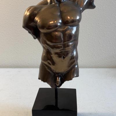 13” Nude Torso Sculptural Study