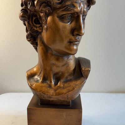 Large 24” Michaelangelo David Bust
