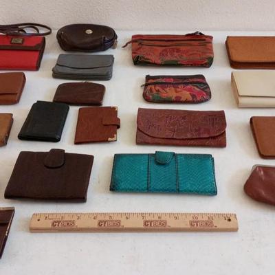 All Leather Vintage Wallets - Eelskin, Snakeskin, +++
