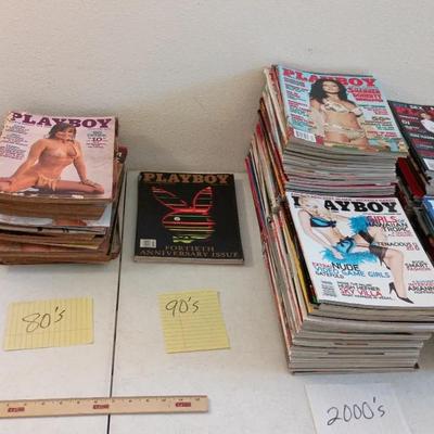 Huge Playboy Magazine Lot - '70s, '80s, 90s, 2000s, 2010s