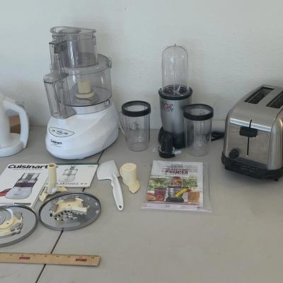 Kitchen Appliances - Cuisinart 7cup Food Processor, Bravetti Hand Mixer, Magic Bullet