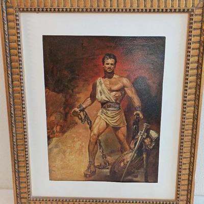 Vintage Steve Reeves As Hercules Print, 22 By 26