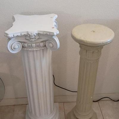 Pedestal Columns, , Neoclassical, Roman. Tallest 36 In