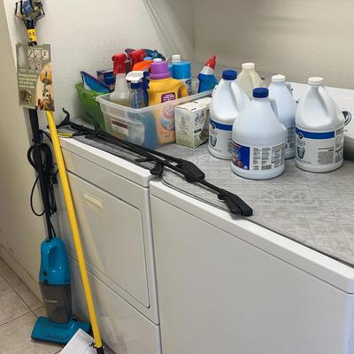 Cleaning Lot 3 - Eureka Vacuum, Bleach, Glass Cleaner