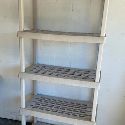 Sterilite 5 Shelf Plastic Shelving Unit 36x75x19