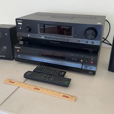 Sony STR-DH130 Audio Control Center & Sony CDP-CE500 5CD Changer