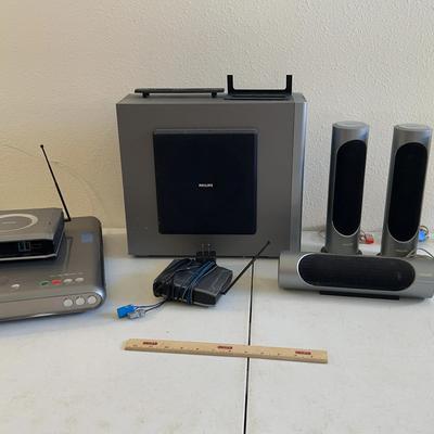 Philips LX3750W DVD Home Theater 5.1 System 