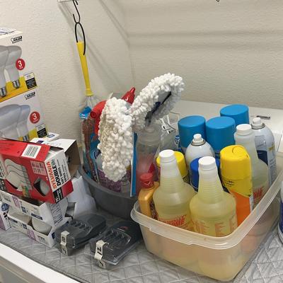 Cleaning Lot 2 - Lightbulbs, Glass Cleaner, & Totally Awesome Cleaner 