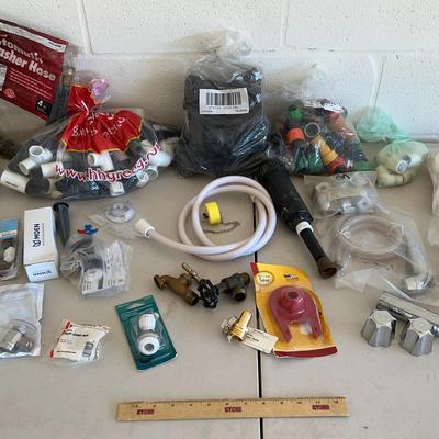 Plumbing Lot - Washer Hoses, Sprinkler Heads, U-bend Pipe