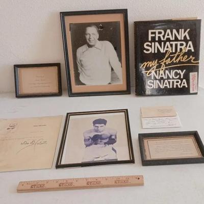 Famous People Ephemeral - Frank Sinatra Signature, Dom Deluise, Ethel Kennedy++