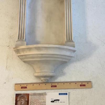 Classical Resin Shell Wall Niche 