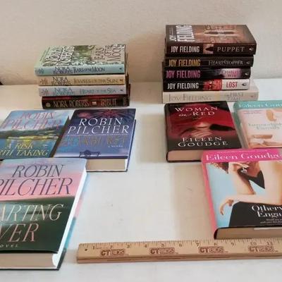 Hardcover Novels - Nora Roberts, Joy Fielding, Robin Pilcher, Eileen Goudge