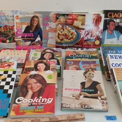 Huge Cookbook Lot - Rachael Ray, Giada, Guy, Lydia, Italian+++