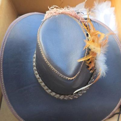 Resistol Leather mens hat