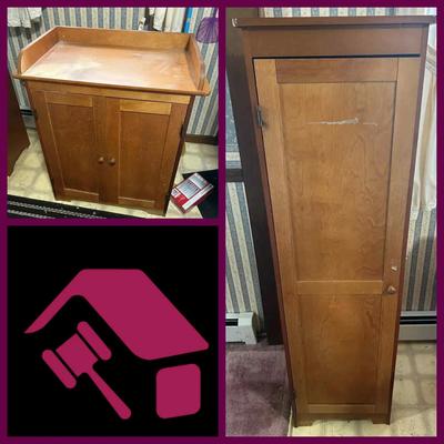 Tall Pantry Cabinet and Dry Sink