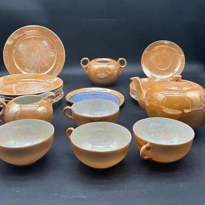 Japanese Lusterware Pieces 