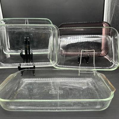 (5) Pyrex Baking Dishes 