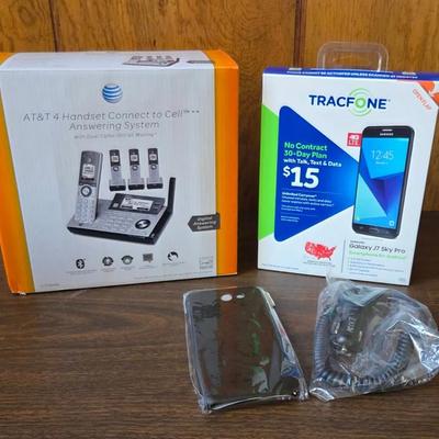 AT&T Phone System and Samsung Galaxy J7 Sky Pro Tracfone