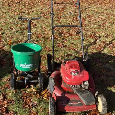 Toro Lawnmower & Fertilizer Spreader