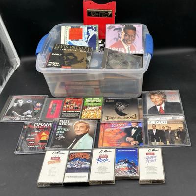 Mystery Lot of CD's and Cassette Tapes 