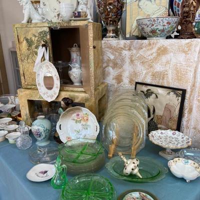 Vintage Green Uranium Glass