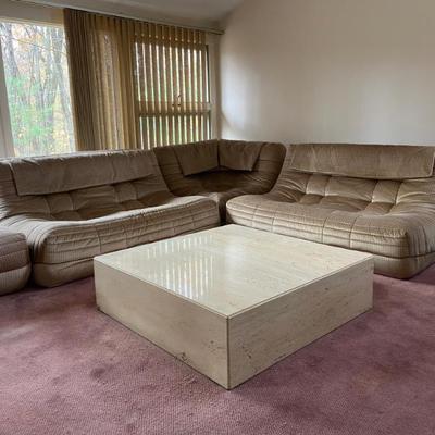 Roche Bobois MCM Sectional, 4 pieces