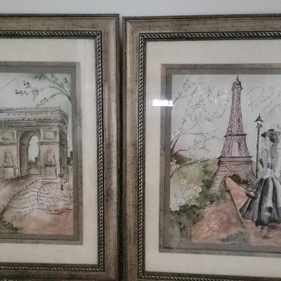 Springtime In Paris Framed Prints