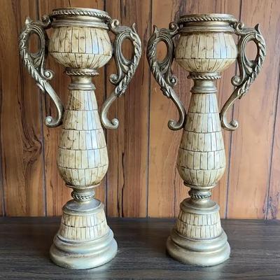 Neoclassical Decor 17.5” Tall