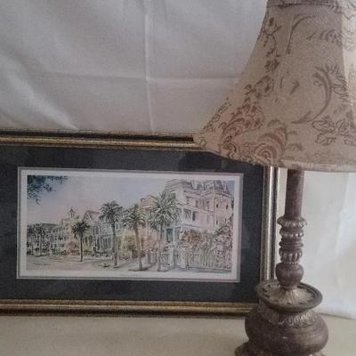 Charleston's South Battery Signed And Numbered Print By Marilyn Morris