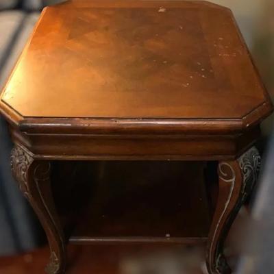 Wood End Table Lot 2
