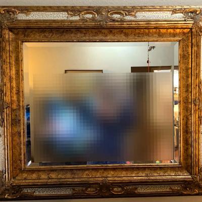 Large Ornate Wall Mirror