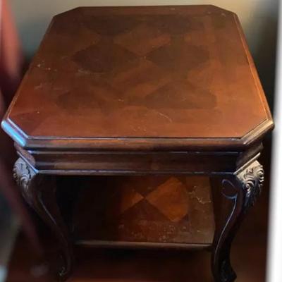 Wood End Table Lot 1