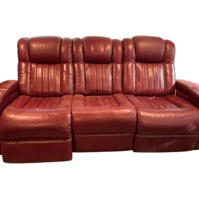 Burgundy Large Sofa