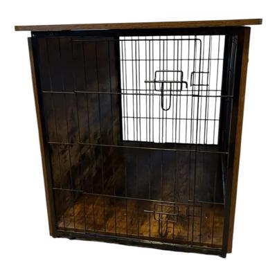Wooden Dog Crate