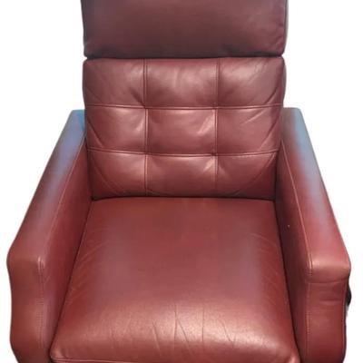 Red Pushback Recliner 