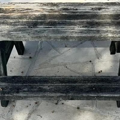 Rustic Children’s Picnic Table With Benches